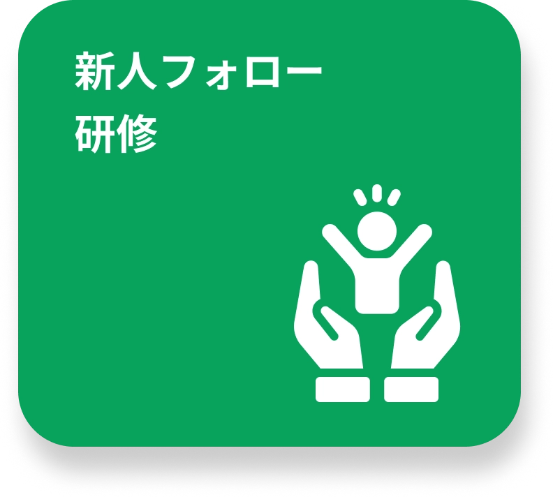 新人フォロー研修のイメージ